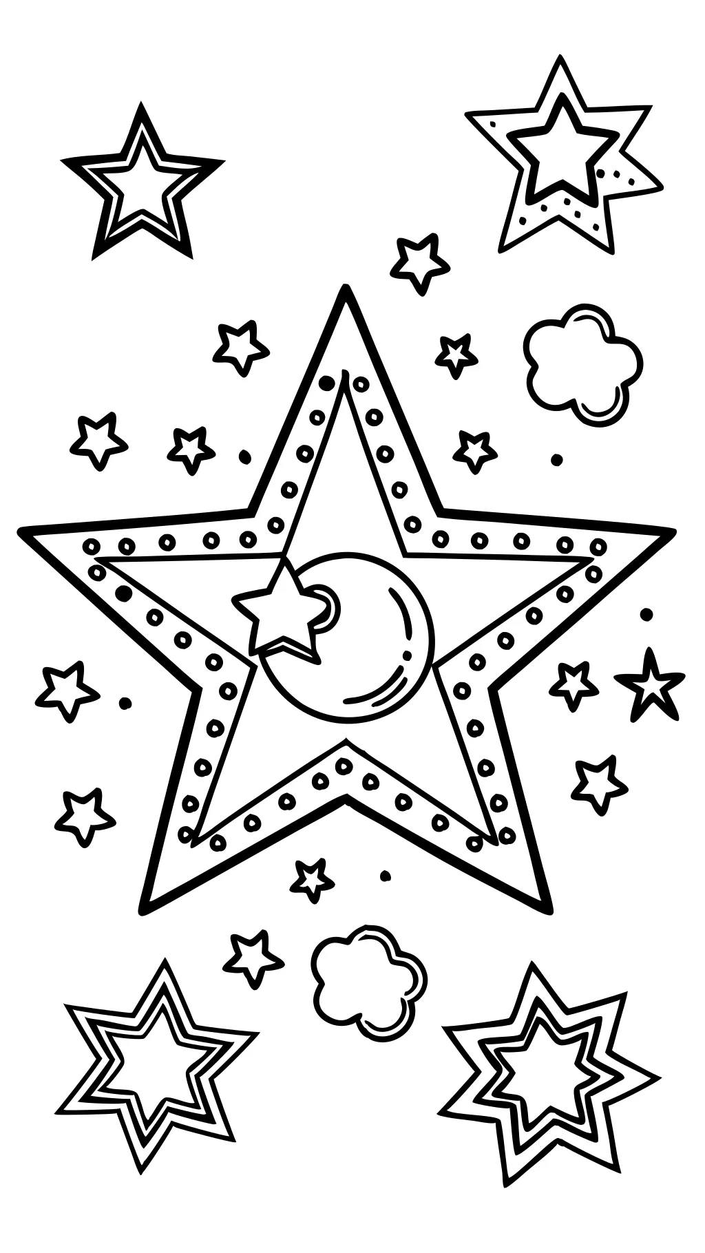 stars coloring pages